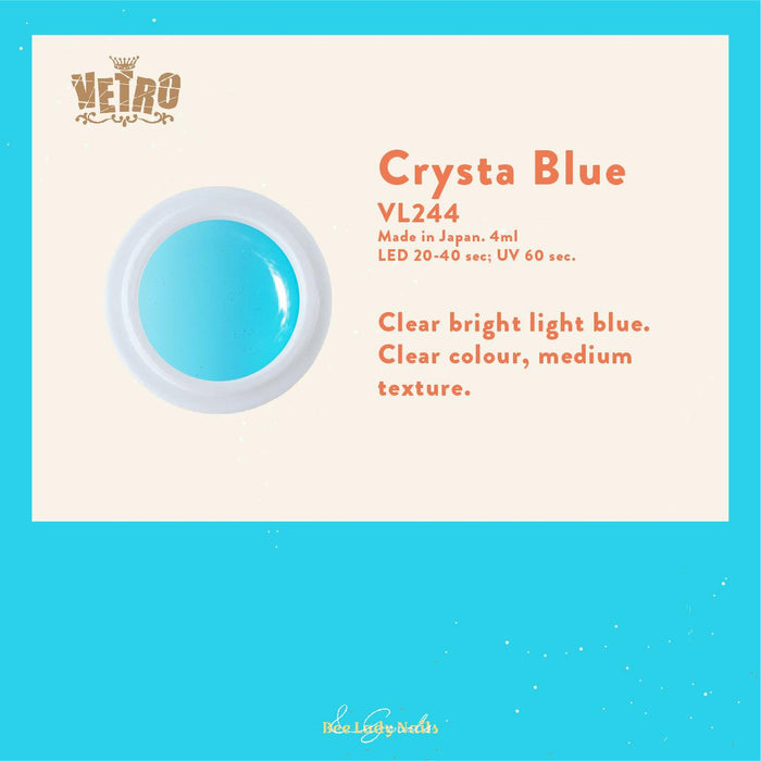 VETRO VL244A - Crysta Blue - Bee Lady nails & goods