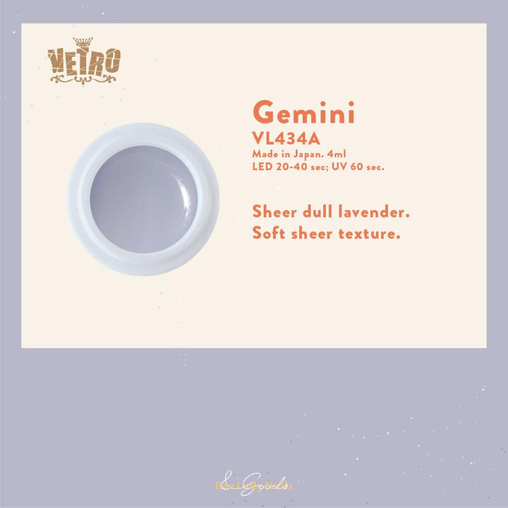 VETRO VL434A - Gemini - Bee Lady nails & goods