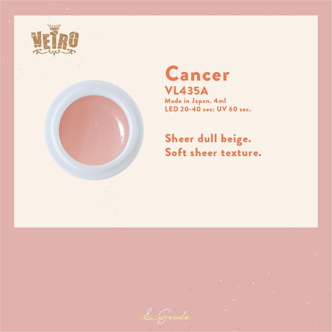 VETRO VL435A - Cancer - Bee Lady nails & goods