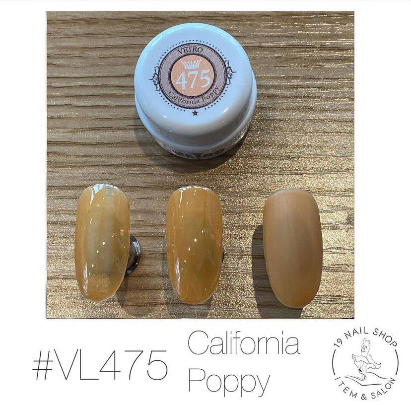 VETRO VL475A - California Poppy - Bee Lady nails & goods