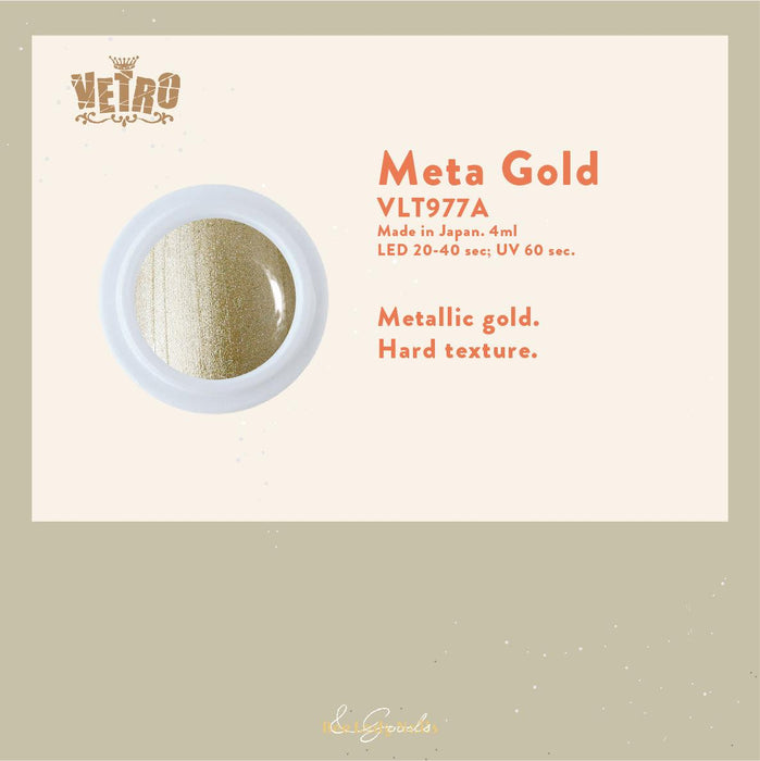 VETRO VLT977A - Meta Gold - Bee Lady nails & goods