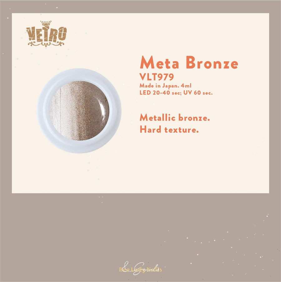 VETRO VLT979A - Meta Bronze - Bee Lady nails & goods