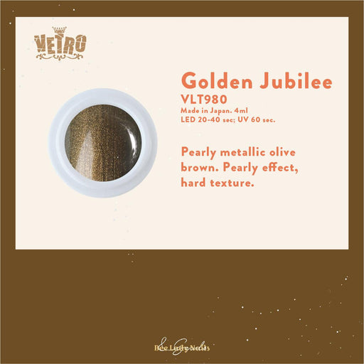 VETRO VLT980A - Golden Jubilee - Bee Lady nails & goods